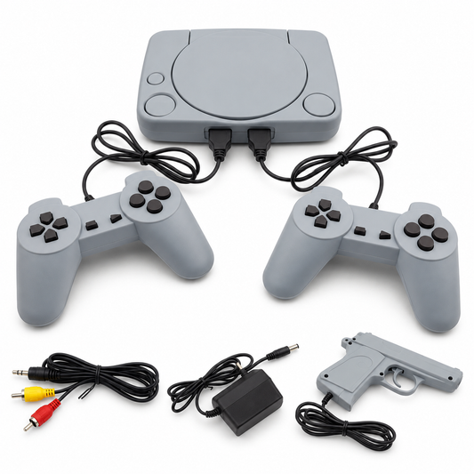 Consola jocuri retro super mario cu 2 gamepad-uri si adaptor pentru redare pe TV