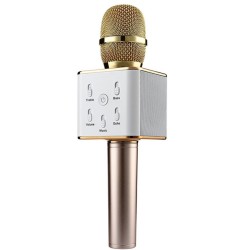 Microfon wireless cu boxa incorporata si egalizator