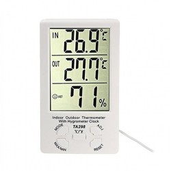 Termometru multifunctional cu ceas si senzor de umiditate