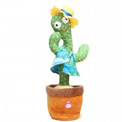 Jucarie interactiva Cactus vorbitor, danseaza si repeta ce aude