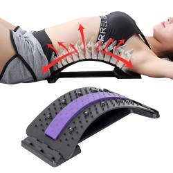 Dispozitiv pentru masaj si stretching musculatura lombara, 3 nivele de lucru