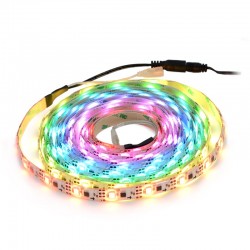  Banda LED RGB multicolora cu telecomanda, 300 LED-uri, lungime 5m